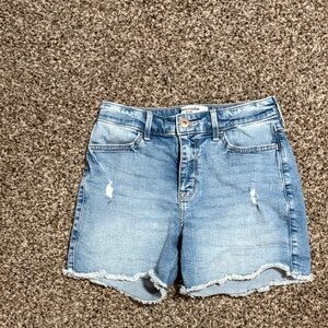 Abercrombie Kids Distressed Blue Shorts